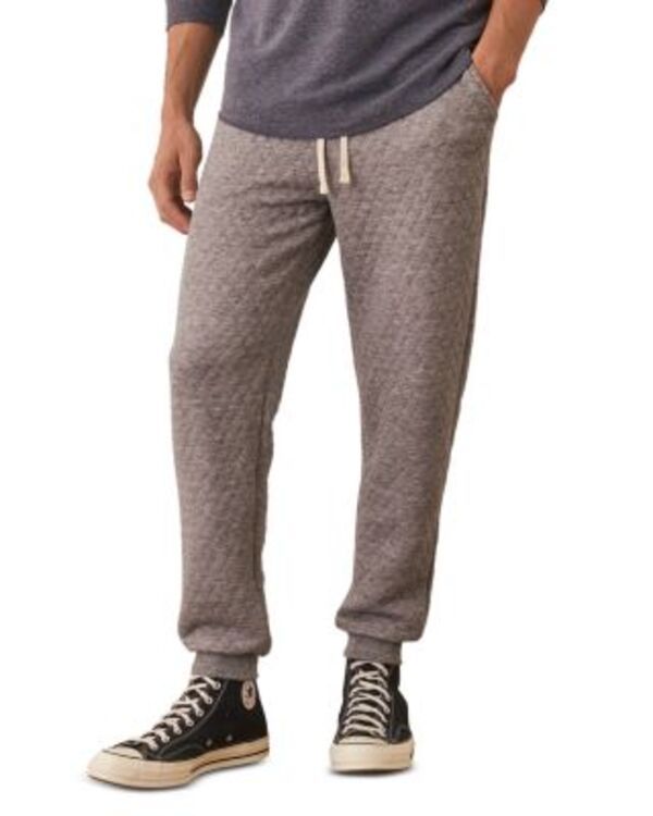 マリーン レイヤー メンズ ボトムス カジュアルパンツ キルティング ジョガーパンツ Marine Layer Corbet Quilted Joggers Gray Heather グレー