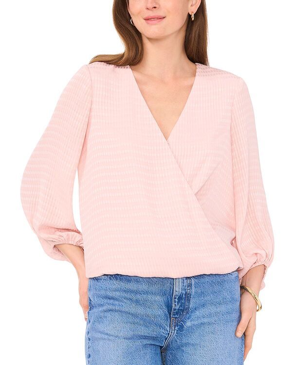 ヴィンスカムート レディース トップス シャツ VINCE CAMUTO Crossover Top Sepia Rose