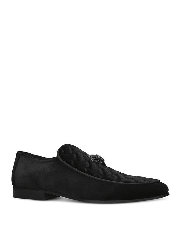 カートジェイガーロンドン メンズ シューズ スリッポン・ローファー ローファー KURT GEIGER LONDON Mens Hugh Eagle Head Slip On Loafers Charcoal チャコール