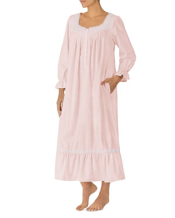 エイレーンウェスト レディース アンダーウェア ナイトウェア コットン Eileen West Cotton Ballet Nightgown Blush ブラッシュ
