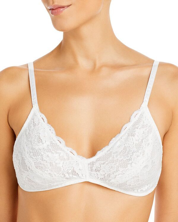 コサベラ レディース アンダーウェア ブラジャー レース Cosabella Wireless Lace Triangle Bralette Moon Ivory アイボリー