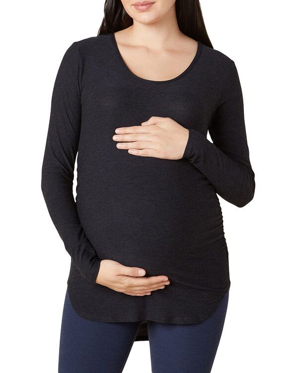 ビヨンドヨガ レディース トップス シャツ クルーネック マタニティ Beyond Yoga Maternity Classicrewneck Top Darkest Night