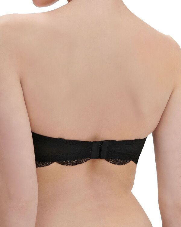 シモーヌペレール レディース アンダーウェア ブラジャー ストラップレス Simone Perele Karma Strapless Plunge Bra Black ブラック