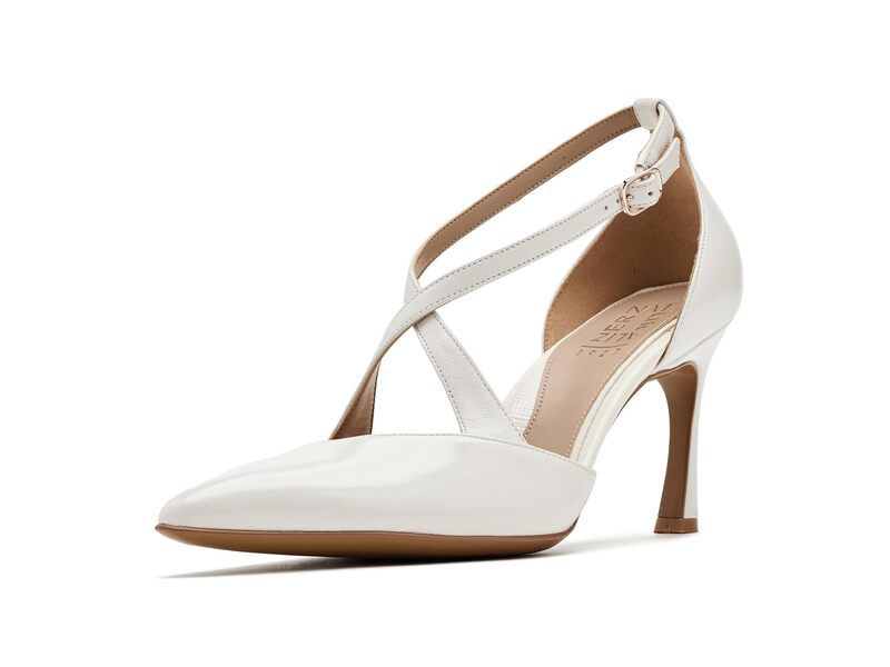 ナチュライザー レディース シューズ ヒール Naturalizer Angelina Warm White Leat ホワイト