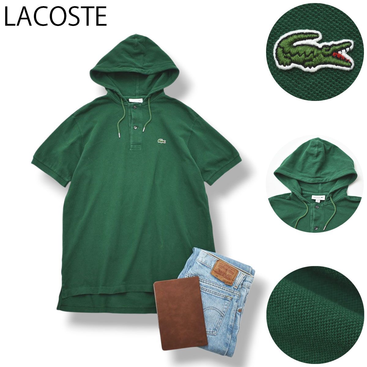 ワニロゴ】 ラコステ LACOSTE PH3906L 半袖 リラックスフィット