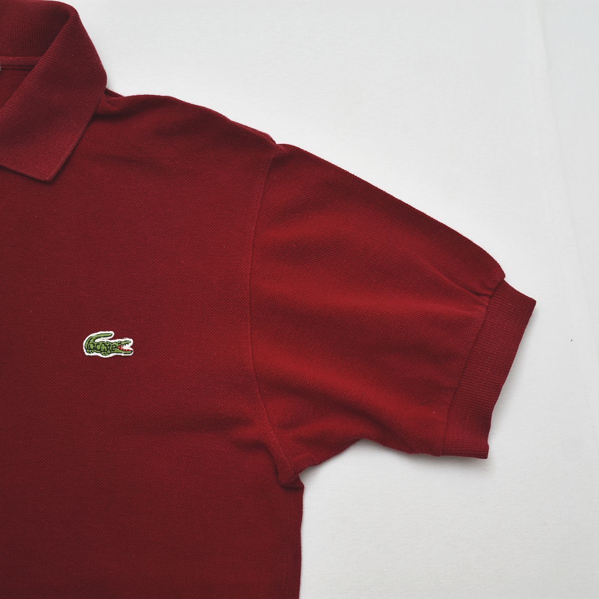 定番】 フランス製 ラコステ CHEMISE LACOSTE 半袖 鹿の子 ポロシャツ