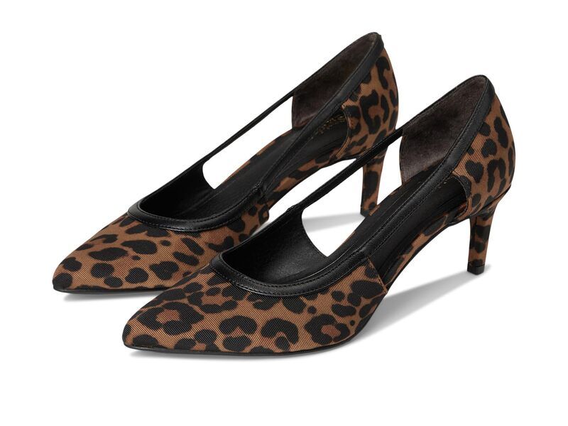 ライフストライド レディース シューズ ヒール LifeStride Alma Pump Shoes Brown Leopard ブラウン