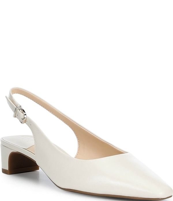 アレックスマリー レディース シューズ ヒール レザー Alex Marie Rumi Leather Slingback Block Heel Pumps Cloud White ホワイト 20,866円