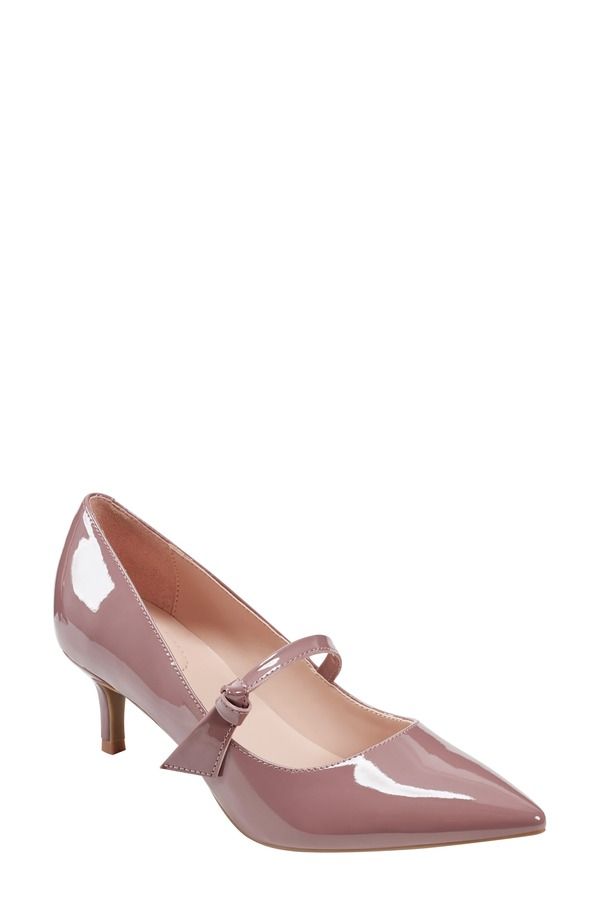バンドリーノ レディース シューズ ヒール Bandolino Medley Mary Jane Pointed Toe Kitten Heel Pump Medium Pink ピンク