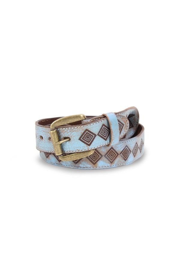 ベッドステュ レディース アクセサリー ベルト Bed Stu Roam Belt Baby Blue Lux ブルー