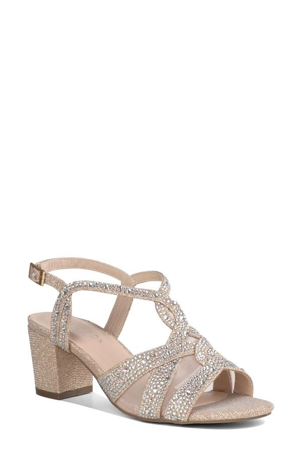 パラドックスロンドン レディース シューズ ヒール サンダル Paradox London Pink Nadia Block Heel Sandal Champagne シャンパン