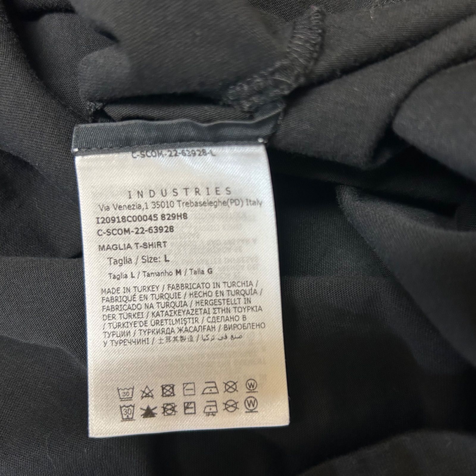 最新☆新品同様 モンクレール ラバーワッペン 黒Tシャツ 国内正規品