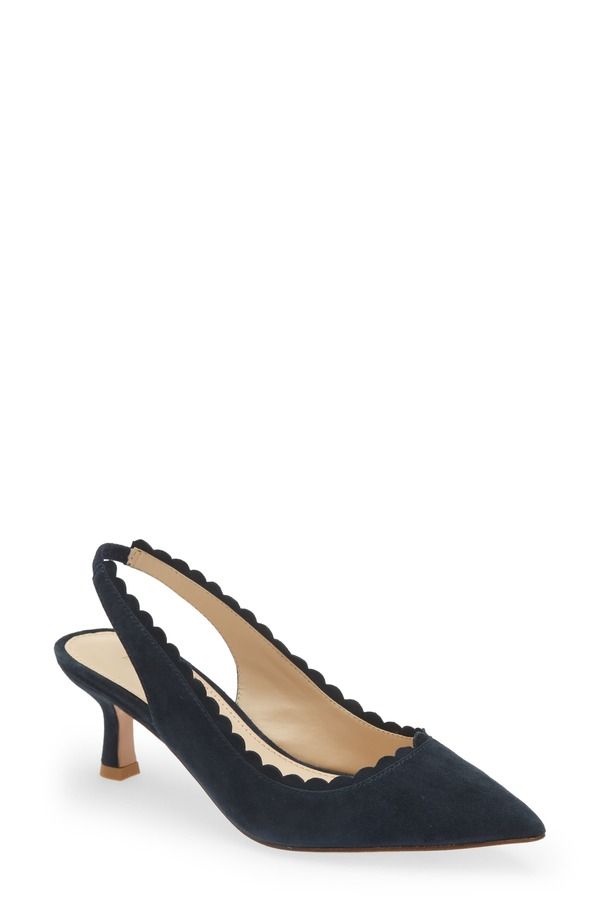 ペレモーダ レディース シューズ ヒール Pelle Moda Kelsa Slingback Pump Midnight