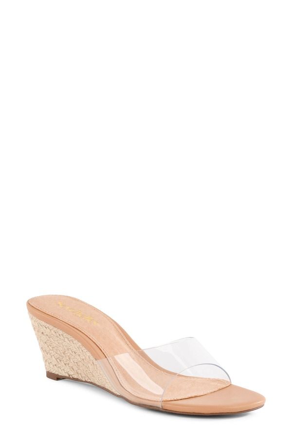セイシェルズ レディース シューズ ヒール サンダル Seychelles Just Like That Wedge Sandal Clear