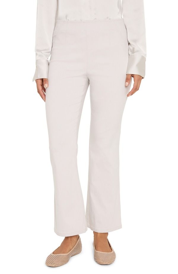 ニックプラスゾーイ レディース ボトムス レギンス ハイウエスト パンツ アンクル NICZOE Berkeley Wonderstretch PullOn High Waist Slim Ankle Flare Pants Powder