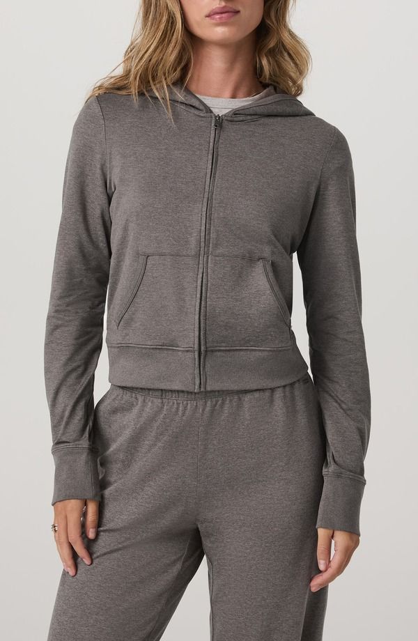 ビュオーリ レディース アウター パーカー・スウェット ミニ Vuori Halo Mini Full Zip Hoodie Chia Heather ヘザー 21,868円