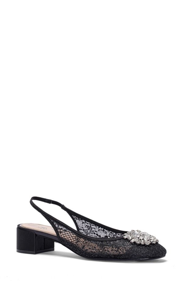 ニナ レディース シューズ ヒール Nina Klara Slingback Pump Black ブラック
