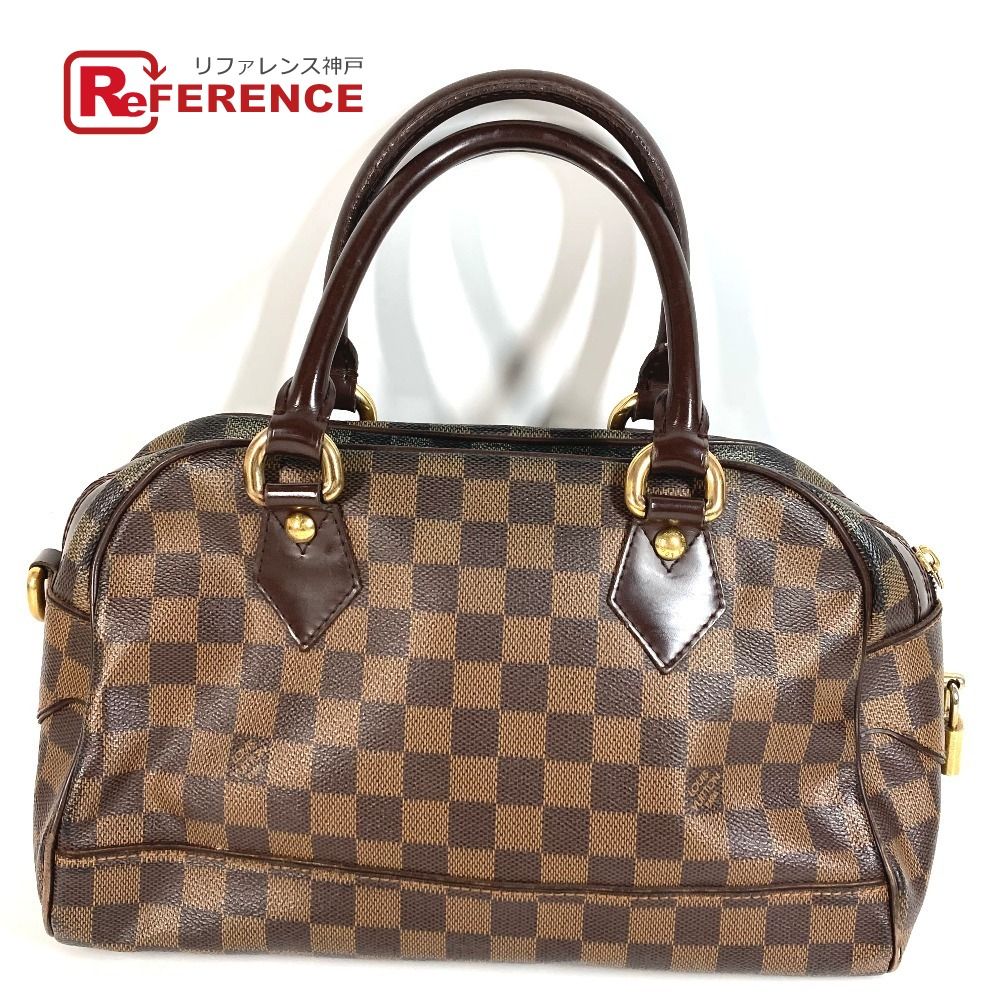 LOUIS VUITTON ルイヴィトン ハンドバッグ ドゥオモ Ｎ60008 ダミエキャンバス エベヌ ブラウン