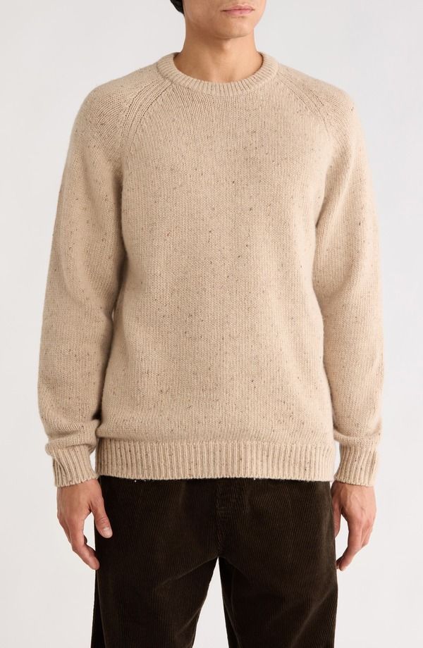 カーハート メンズ アウター パーカー・スウェット セーター Carhartt Work In Progress Anglistic Sweater Speckled Fleur De Sel