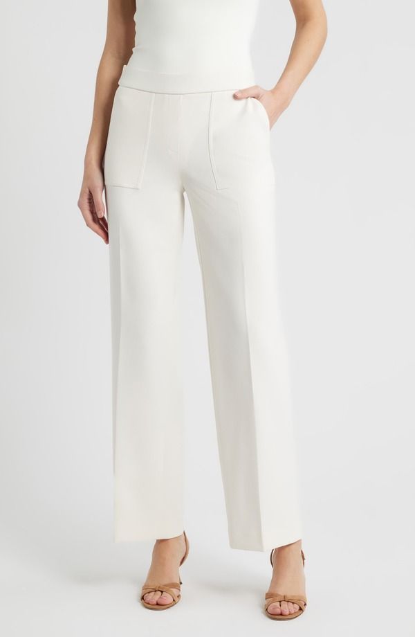 アンクライン レディース ボトムス レギンス パンツ Anne Klein PullOn Pants White Dove ホワイト