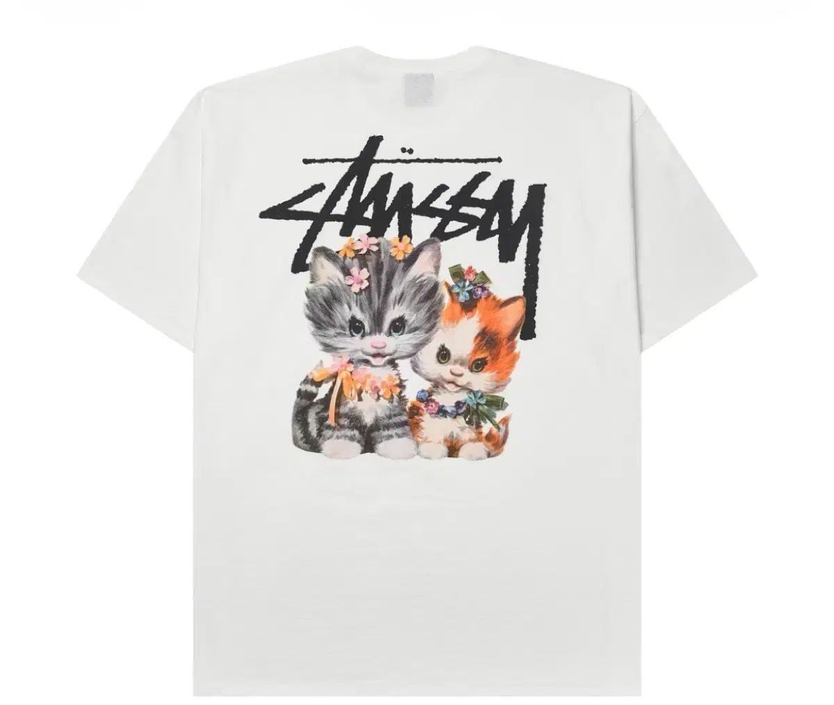 STUSSY キートン 半袖 Tシャツ 白 L