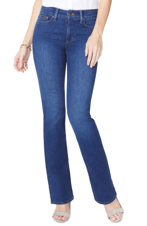 エヌワイディージェイ レディース シューズ ブーツ・レインブーツカット ジーンズ NYDJ Barbara Curve 360 Bootcut Jeans Cooper