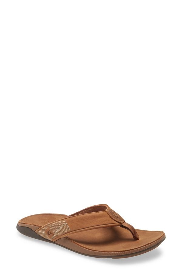 オルカイ メンズ シューズ サンダル OluKai Tuahine Waterprooflip Flop Toffee Toffee