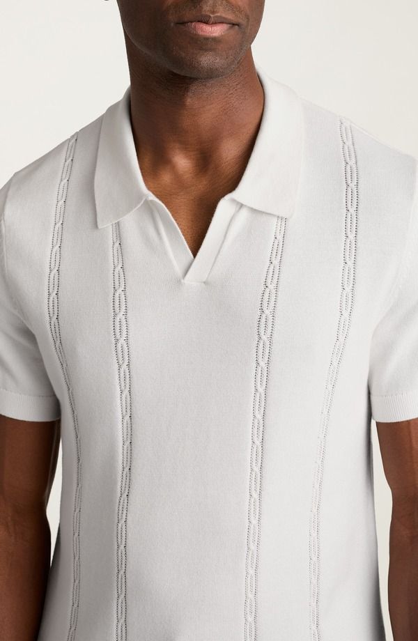 ボノボス メンズ アウター パーカー・スウェット ポロシャツ セーター コットン Bonobos Hudson Cotton Polo Sweater Snow