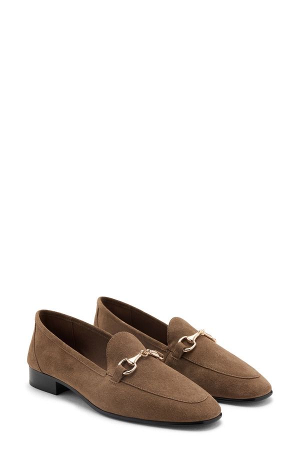 マンゴ レディース シューズ スリッポン・ローファー レザー MANGO Buckleather Loafer Sand サンド