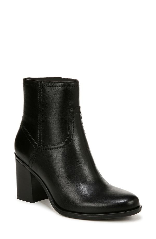 ナチュライザー レディース シューズ ブーツ・レインブーツ Naturalizer Kalina Bootie Black Leather ブラック