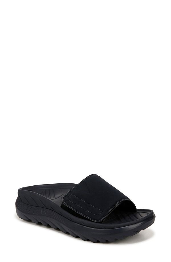 バイオニック レディース シューズ サンダル Vionic Rejuvenate Slide Sandal Navy Blue ネイビー
