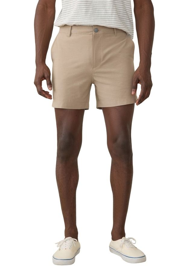 ファレティ メンズ ボトムス ハーフパンツ・ショーツ ショートパンツ Faherty All Day 20 5Inch Waterepellent Shorts Khaki カーキ