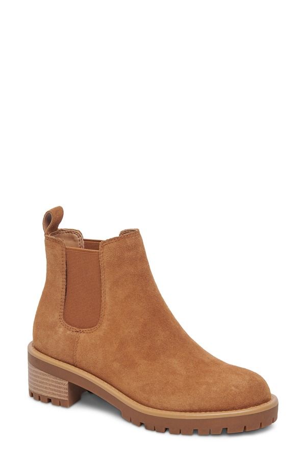 ブロンド レディース シューズ ブーツ・レインブーツ チェルシーブーツ チェルシー Blondo Mayes Waterproof Chelsea Boot Cognac Sue