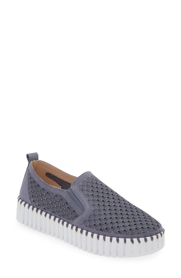 イルセヤコブセン レディース シューズ スニーカー Ilse Jacobsen Tulip SlipOn Sneaker Grey Blue グレー