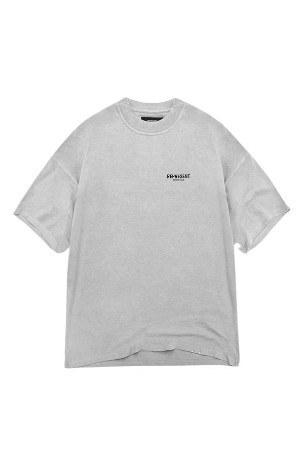 リプレゼント メンズ トップス Tシャツ コットン ロゴ グラフィック Represent Owners Club Cotton Logo Graphic TShirt Ash Grey Black ブラック