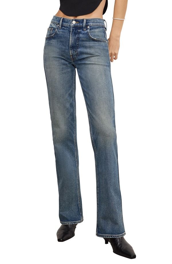 グッドアメリカン レディース シューズ ブーツ・レインブーツカット ジーンズ Good American Good Standard Bootcut Jeans Indigo783