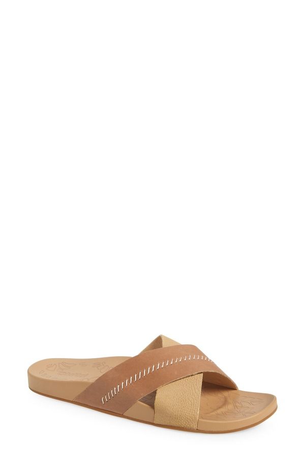 オルカイ レディース シューズ サンダル OluKai Kipea Olu Slide Sandal Warm Sand Warm Sand サンド