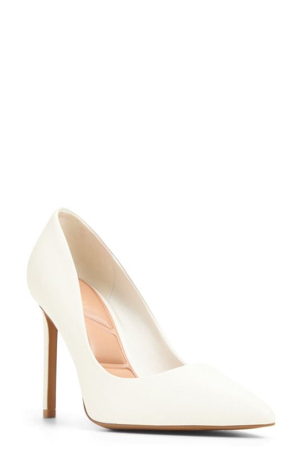 アルド レディース シューズ サンダル ALDO Lala Pointed Toe Pump White ホワイト