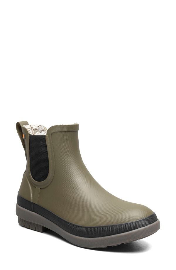 ボグス レディース シューズ ブーツ・レインブーツ チェルシー Bogs Amanda II Waterproof Insulated Chelsea Rain Boot Olive Multi オリーブ