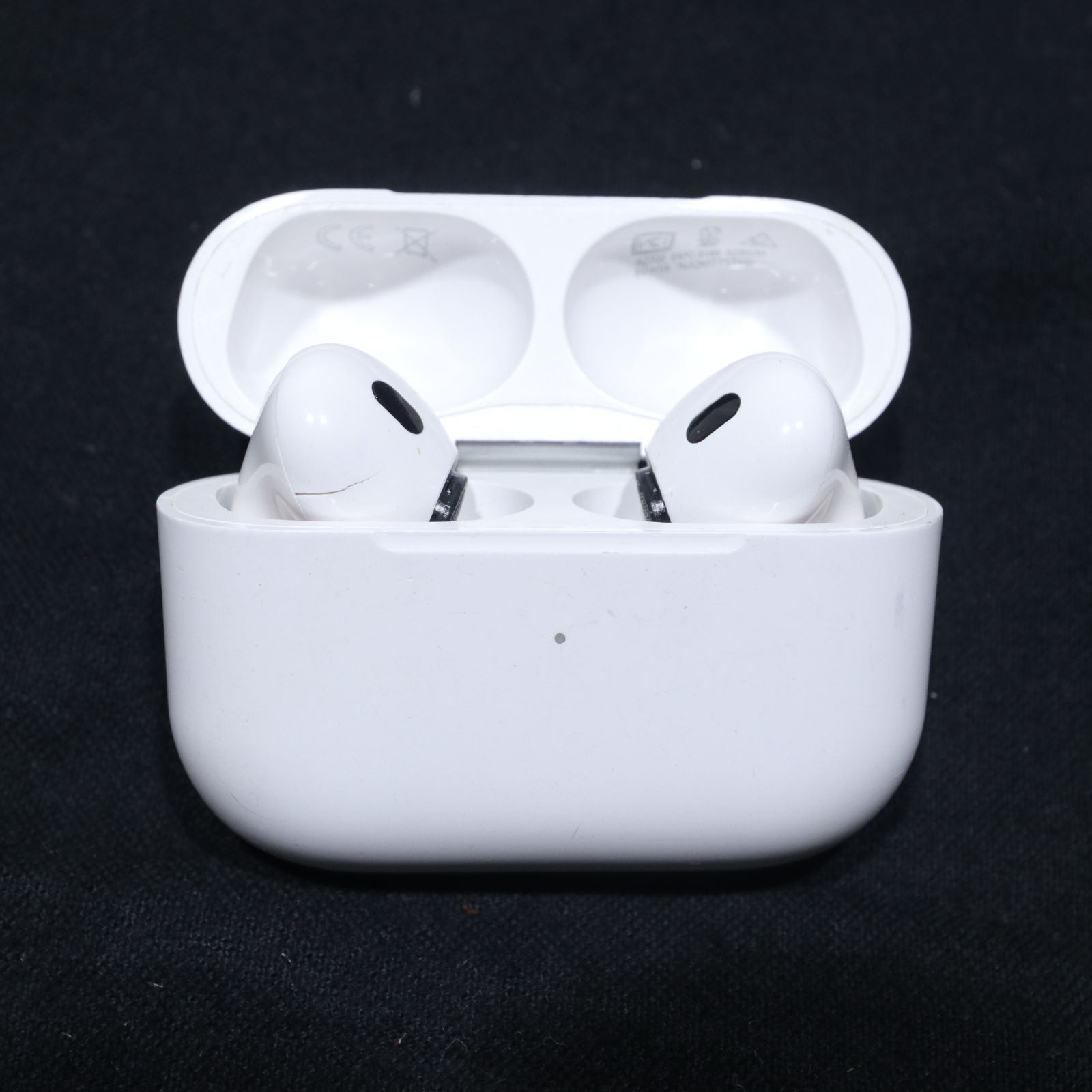 Apple AirPods Pro (第2世代) Lightning充電ケースモデル　左イヤホン ヒビ有 イヤーキャップ欠品