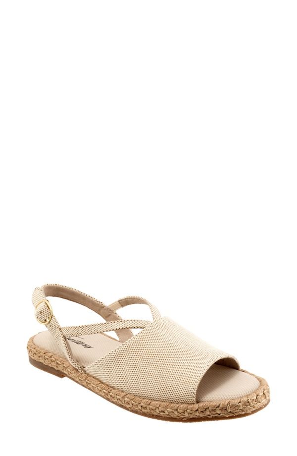 トロッターズ レディース シューズ サンダル Trotters Pepper Slingback Espadrille Sandal Natural Textile