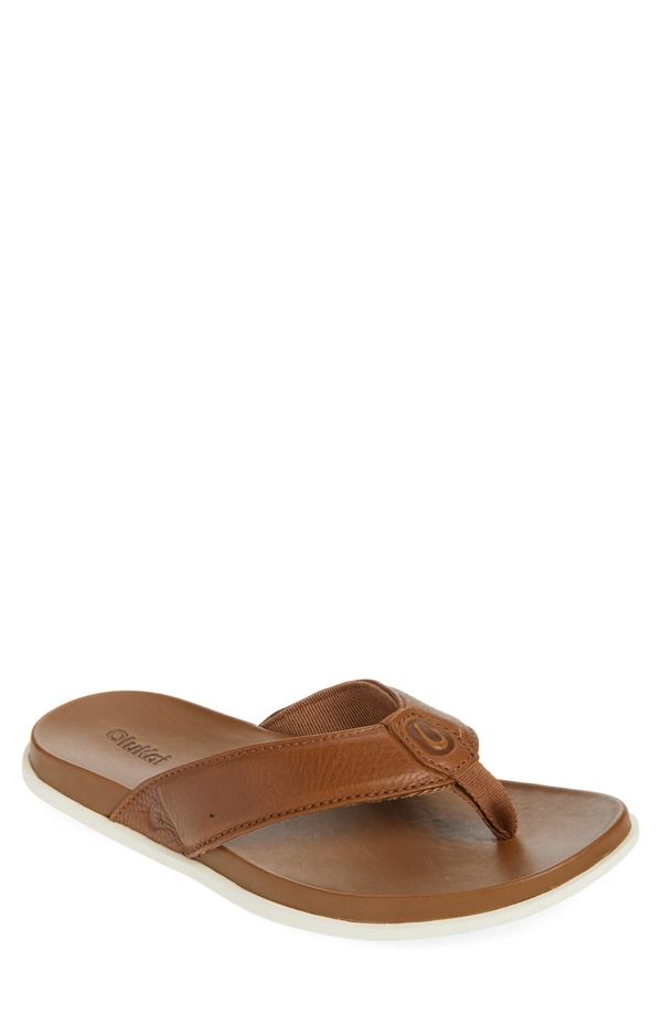 オルカイ メンズ シューズ サンダル OluKai Olali Flip Flop Almond Almond