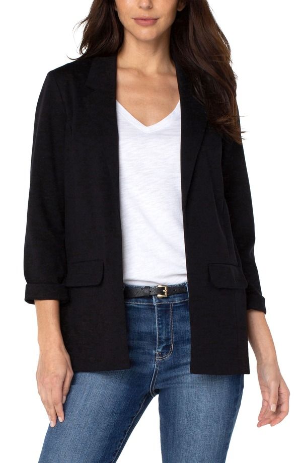 リヴァプール ロサンゼルス レディース アウター ジャケット・ブルゾン ブレザー Liverpoolos Angeles Princess Detail Unlined Boyfriend Blazer Black ブラック 25,776円