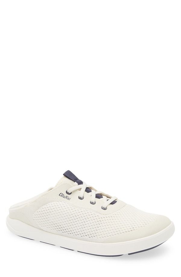 オルカイ メンズ シューズ スニーカー OluKai Moku Pae Sneaker White Sand Trench Blue ホワイト