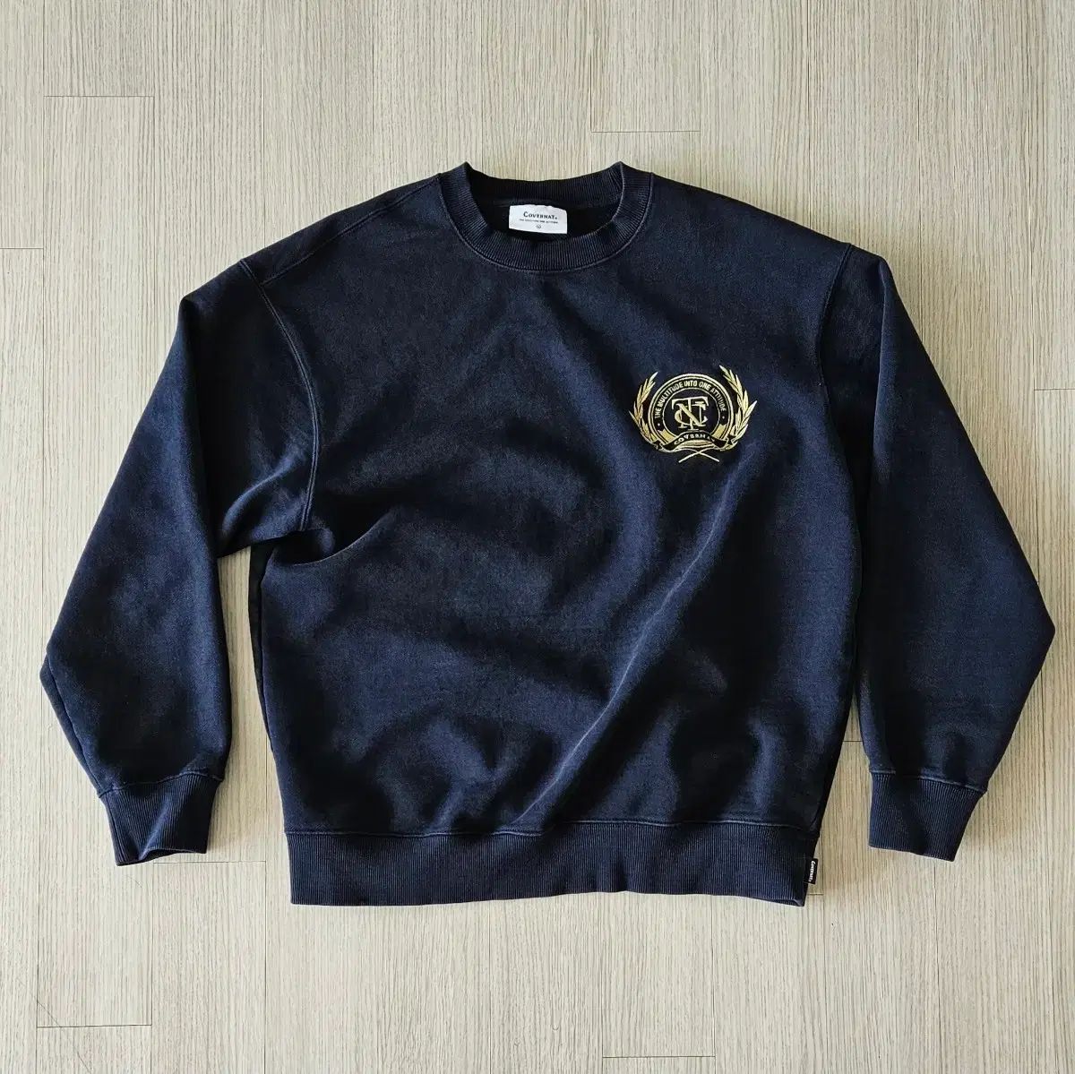 COVERNAT 月桂樹ロゴ スウェット Mサイズ ネイビー
