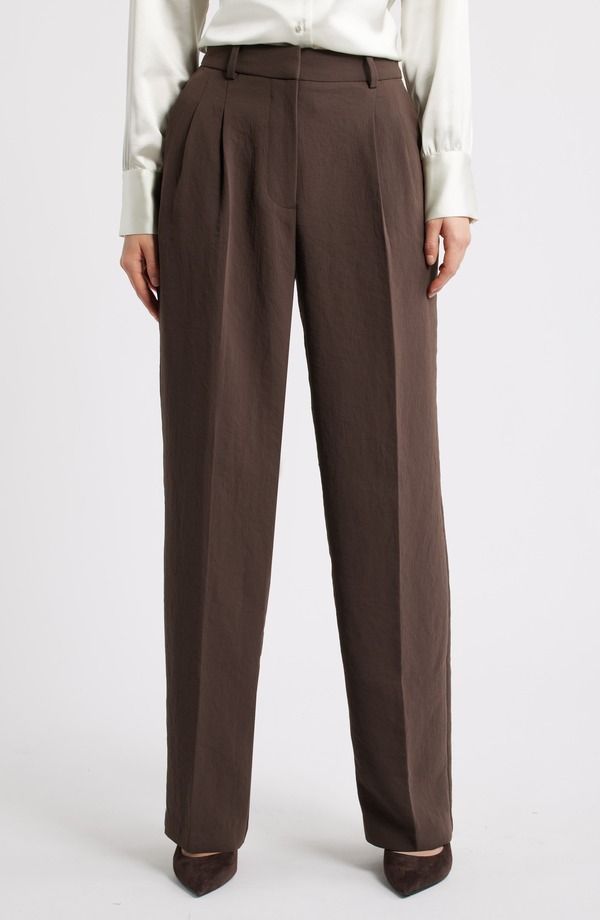 オープンエディット レディース ボトムス デニムパンツ Open Edithe Curator Trousers Brown Seal ブラウン