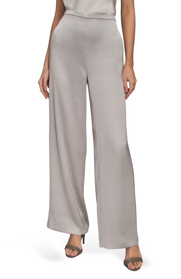 ダナ キャラン ニューヨーク レディース ボトムス レギンス ワイドレッグ パンツ Donna Karanew York PullOn Wide Leg Pants Vapor