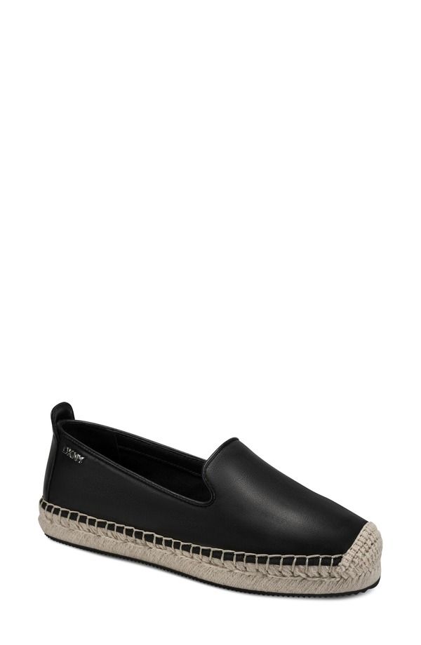 ダナ キャラン ニューヨーク レディース シューズ サンダル プラットフォーム DKNY Mallandra Platform Espadrille Flat BlackBlack ブラック