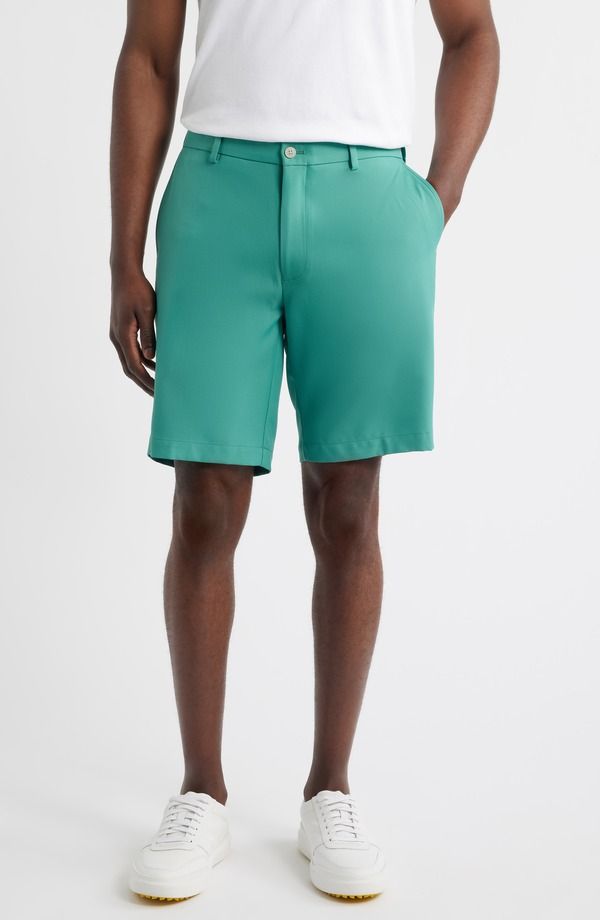 ピーター・ミラー メンズ ボトムス ハーフパンツ・ショーツ ドレープ ショートパンツ Peter Millar Salem High Draperformance Shortsnow Pea