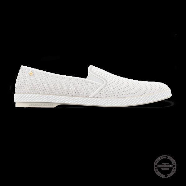 リビエラ レディース シューズ スリッポン・ローファー メッシュ Rivieras Classic Mesh SlipOn Loafer White ホワイト